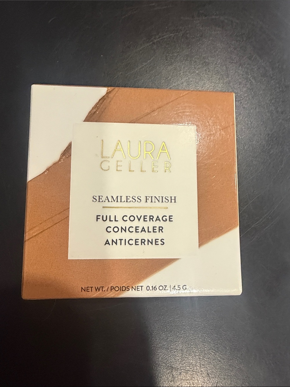 Laura Geller Full Coverage Concealer Anticernes 0.16oz tan color/ new